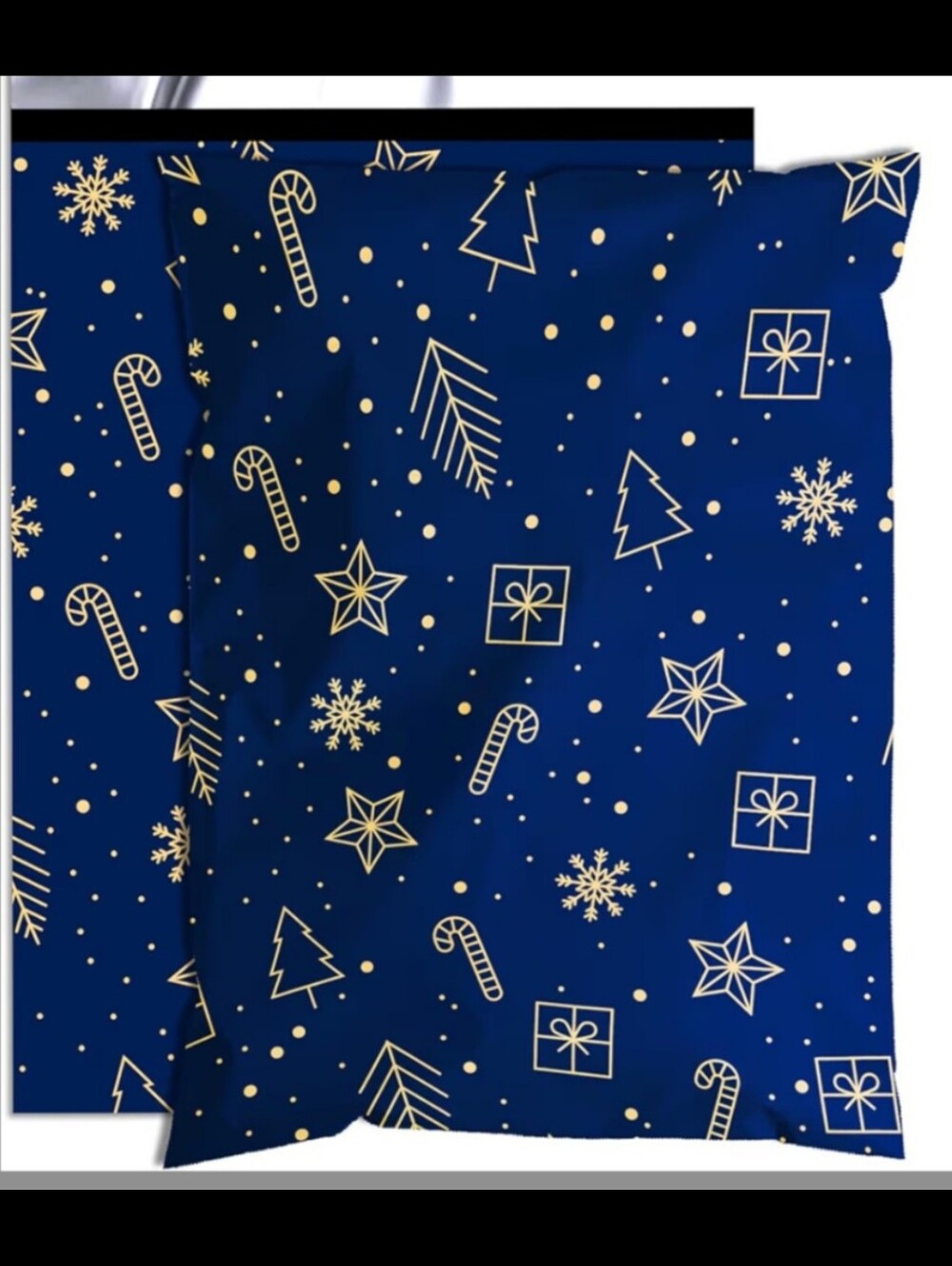 25ct, 6x9 HOLIDAY POLY MAILERS